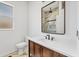 Modern bathroom with a rainfall shower at 7133 Dornough Ln, Bradenton, FL 34202