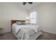 Bedroom with a window and a ceiling fan at 7750 Ridgelake Cir, Bradenton, FL 34203
