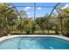 Relaxing pool with tropical surroundings at 12261 Stuart Dr, Venice, FL 34293