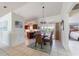 Cozy dining area with a view into the kitchen and access to outdoor space at 1299 Tripoli, North Port, FL 34286