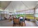 Relaxing Florida Room with ample seating and view of the backyard at 1299 Tripoli, North Port, FL 34286