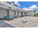 Outdoor recreation area with a ping pong table and cornhole setup at 16231 Tradewind Ter, Bradenton, FL 34211