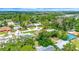 Expansive aerial view of a lush, green residential neighborhood with tree-lined streets and diverse home styles at 2315 Riverwood Pines Dr, Sarasota, FL 34231
