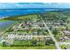 Aerial view of the neighborhood showcasing the community and proximity to the bay at 2406 15Th W St, Palmetto, FL 34221