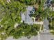 Aerial view of home and yard at 2850 Bon Air Ave, Sarasota, FL 34234