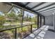 Inviting screened front porch perfect for enjoying the outdoors at 2850 Bon Air Ave, Sarasota, FL 34234