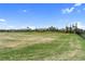 Community baseball field featuring manicured lawns, fenced perimeter, and clear views of the surrounding neighborhood at 3355 Hilltop Cir, Bradenton, FL 34211
