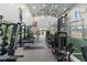 The fitness center boasts state-of-the-art equipment, natural light, and a spacious layout at 3355 Hilltop Cir, Bradenton, FL 34211