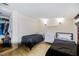 This cozy bedroom features two twin beds, closet, and soft lighting at 3641 Stokes Dr, Sarasota, FL 34232