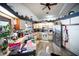 Bright kitchen featuring white cabinets, stainless steel appliances, and ample counter space at 3957 Proctor Rd, Sarasota, FL 34233