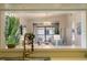 Open kitchen view showcasing modern fixtures and a glimpse into the bright and airy living space at 4411 46Th W Ave # 201, Bradenton, FL 34210