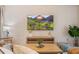 Comfortable living room with a couch, chairs, and entertainment center at 4411 46Th W Ave # 201, Bradenton, FL 34210