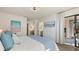 Bedroom with bathroom and balcony access at 4411 46Th W Ave # 201, Bradenton, FL 34210