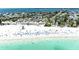 Aerial view of a vibrant beach with turquoise water and plenty of sunshine and white sand at 5415 13Th Avenue W Dr, Bradenton, FL 34209
