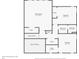 Detailed floor plan showcasing the layout of the home's rooms and dimensions at 6318 Rivo Lakes Blvd, Sarasota, FL 34241