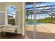 Inviting screened-in pool area with a tranquil view offers a perfect retreat for relaxation and entertainment at 7144 Ashland Gln, Lakewood Ranch, FL 34202