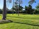 Expansive green lawn with scattered trees providing ample shade at 900 La Costa Cir # 4, Sarasota, FL 34237