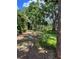 Lush green space with trees and native landscaping at 900 La Costa Cir # 4, Sarasota, FL 34237