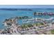 High-angle view of the waterfront location with a marina and skyline background at 101 S Gulfstream Ave # 15C, Sarasota, FL 34236