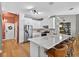 Stylish kitchen with stainless steel appliances, quartz countertops, and open design at 13640 2Nd E Ave, Bradenton, FL 34212