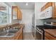 Kitchen features stainless steel appliances and granite countertops at 1404 Dartmouth Dr, Bradenton, FL 34207