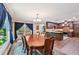 Light-filled dining room that opens to the gourmet kitchen at 1509 Shadow Ridge Cir, Sarasota, FL 34240