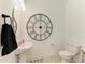 Stylish half bathroom featuring modern fixtures and decor at 15164 Sunny Day Dr, Bradenton, FL 34211