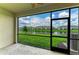 Enjoy pond views from this screened patio, perfect for relaxing and outdoor living at 15225 Lyla Ter, Bradenton, FL 34211