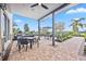 Outdoor patio featuring comfortable seating and tables perfect for enjoying the beautiful weather at 17209 Barnwood Pl, Bradenton, FL 34211