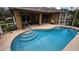 Sparkling pool with a tanning deck and patio perfect for relaxation at 17215 Berwin Ave, Port Charlotte, FL 33948