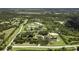 Sprawling estate with multiple buildings, mature trees, serene pond, and equestrian facilities nestled in a lush, green landscape at 21210 77Th E Ave, Bradenton, FL 34202