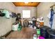 The storage room with saddle and other riding equipment helps keep all items organized at 21210 77Th E Ave, Bradenton, FL 34202