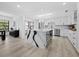 Modern kitchen with a center island and stainless steel appliances at 2155 Harbourside Dr # 804, Longboat Key, FL 34228