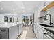 Stylish kitchen with stainless steel appliances and quartz countertops at 2155 Harbourside Dr # 804, Longboat Key, FL 34228