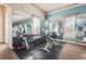 Community fitness center featuring weightlifting equipment, mirrors, and ample workout space at 2920 Oriole Dr, Sarasota, FL 34243