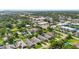 Community aerial shot showcasing residential streets, green spaces, and nearby commercial areas at 3362 Howell Pl, Sarasota, FL 34232