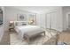 A spacious primary bedroom with tile floor, and streamlined decor at 3362 Howell Pl, Sarasota, FL 34232