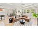 Expansive living room offering ample seating, natural light, and a seamless flow to the dining area at 3621 Wild Blossom Pl, Parrish, FL 34219