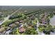 Aerial view of the residential community showcasing the well-maintained landscaping and neighborhood layout at 4333 Trails Dr # 10-1, Sarasota, FL 34232