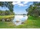 Picturesque pond surrounded by lush greenery, adding to the natural beauty of this community's outdoor space at 4333 Trails Dr # 10-1, Sarasota, FL 34232