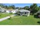 Well-kept single-story home with a lush green lawn and mature trees providing shade and curb appeal at 5028 Oxford N Ave, St Petersburg, FL 33710