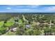 Breathtaking elevated view of properties along a winding road, surrounded by lush trees and wide open spaces at 6633 Old Ranch Rd, Sarasota, FL 34241