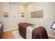Relaxing spa room with massage table and neutral tones at 10054 Crooked Creek Dr # 201, Venice, FL 34293