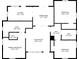 Detailed floor plan showcasing the layout of the bedrooms, bathrooms, kitchen, and living areas at 1051 Indian Beach Dr, Sarasota, FL 34234