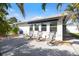 Outdoor patio has room for seating, providing a spot for relaxation and enjoyment at 107 Clipper Way # 107, Nokomis, FL 34275