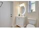 Bathroom with modern vanity and decorative lighting at 11328 Rivers Bluff Cir, Lakewood Ranch, FL 34202