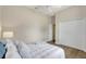 Bright bedroom with closet and door at 11328 Rivers Bluff Cir, Lakewood Ranch, FL 34202