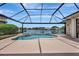 Backyard pool and spa overlooking the lake at 11328 Rivers Bluff Cir, Lakewood Ranch, FL 34202