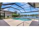 Backyard pool and spa overlooking the lake at 11328 Rivers Bluff Cir, Lakewood Ranch, FL 34202