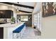 Spacious kitchen features a large island with seating and a contemporary design at 1498 Truval Ter, Port Charlotte, FL 33952
